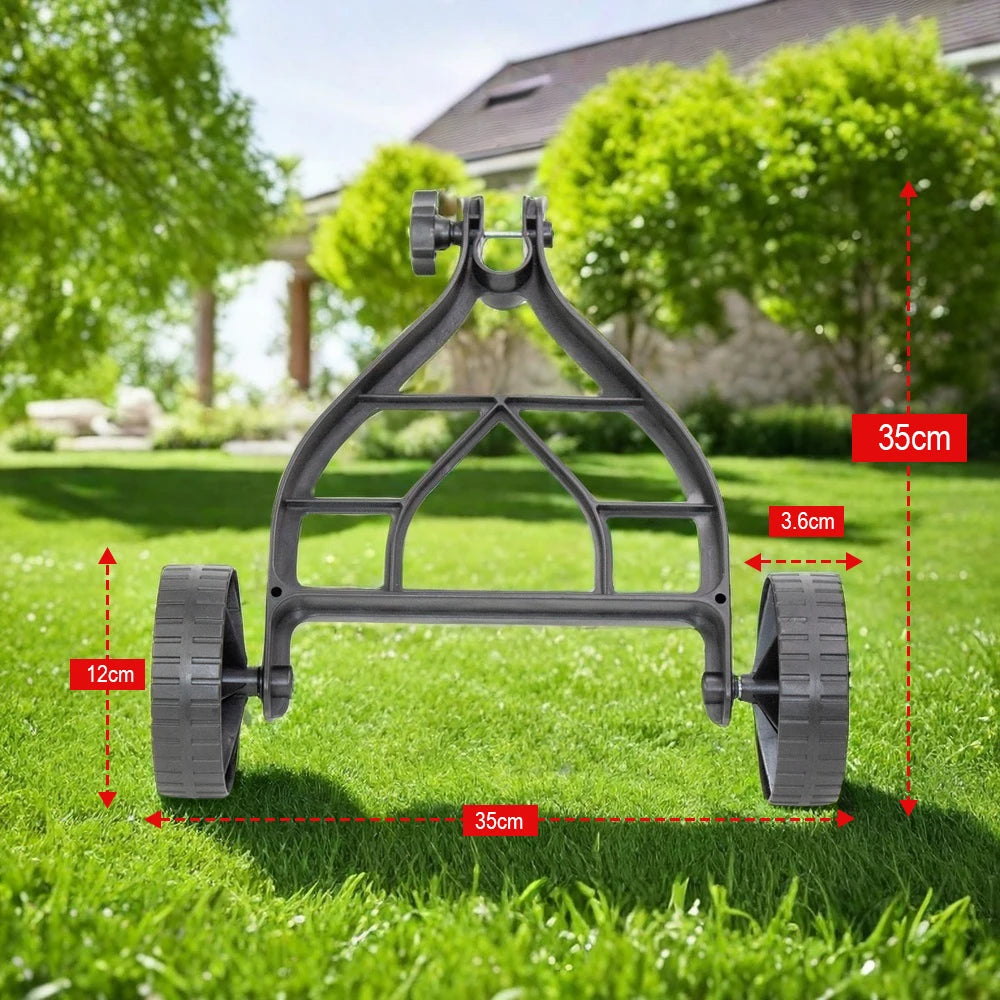 Universal Adjustable Lawn Mower Support Wheel Attachment
