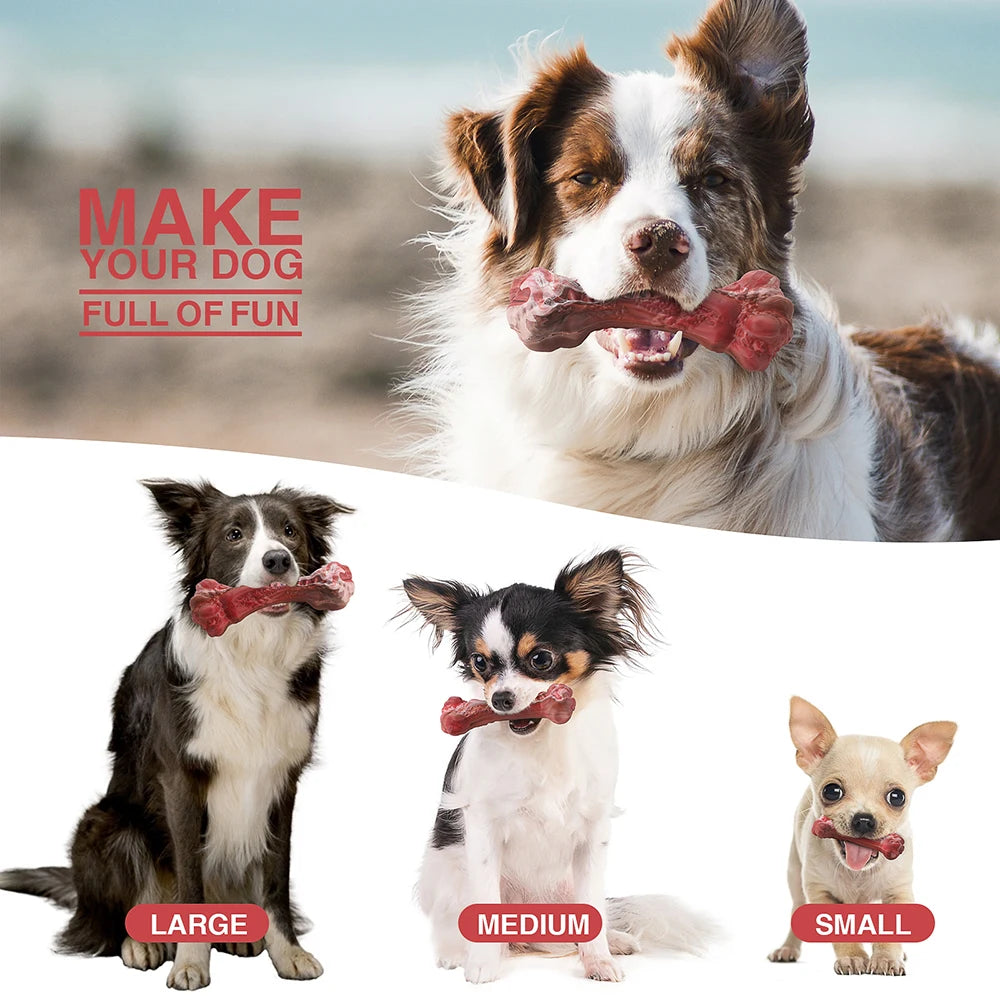 MASBRILL Indestructible Dog Bone Toy for Aggressive Chewers