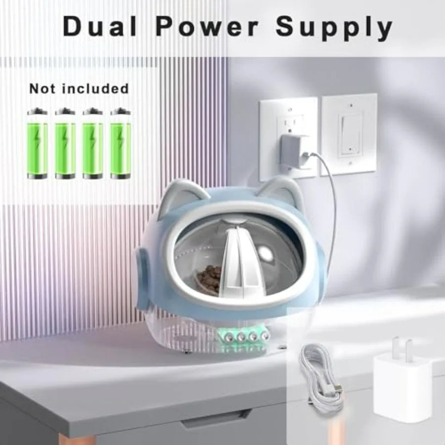 Hign-concerned RFID Automatic Pet Feeder With Dual Collar Tags