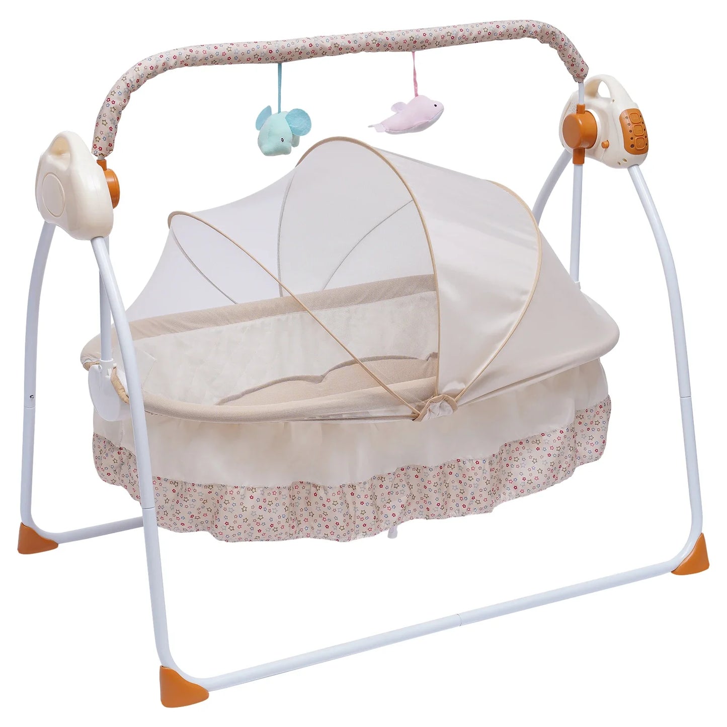Baby Cradle Swing Bed With Auto Rocking Soothing Music