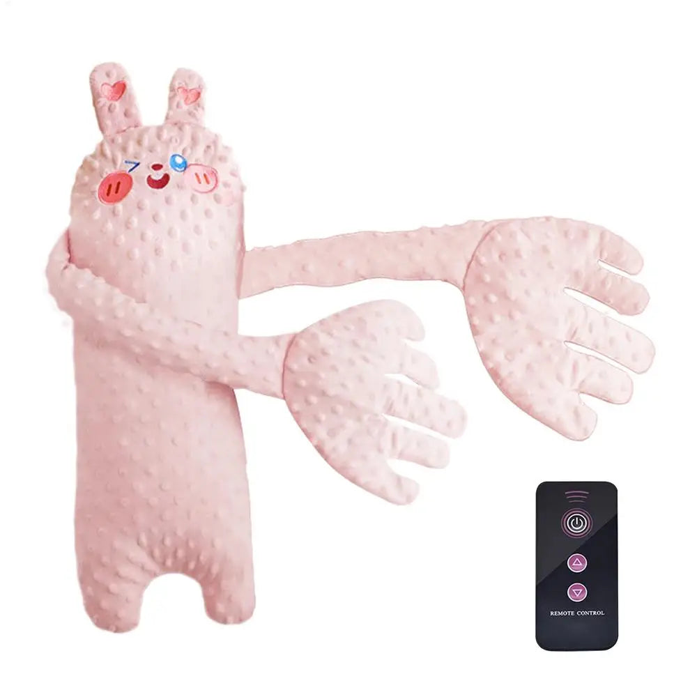 Remote Control Baby Sleep Toy Cartoon Bear Plush Soother Pillow