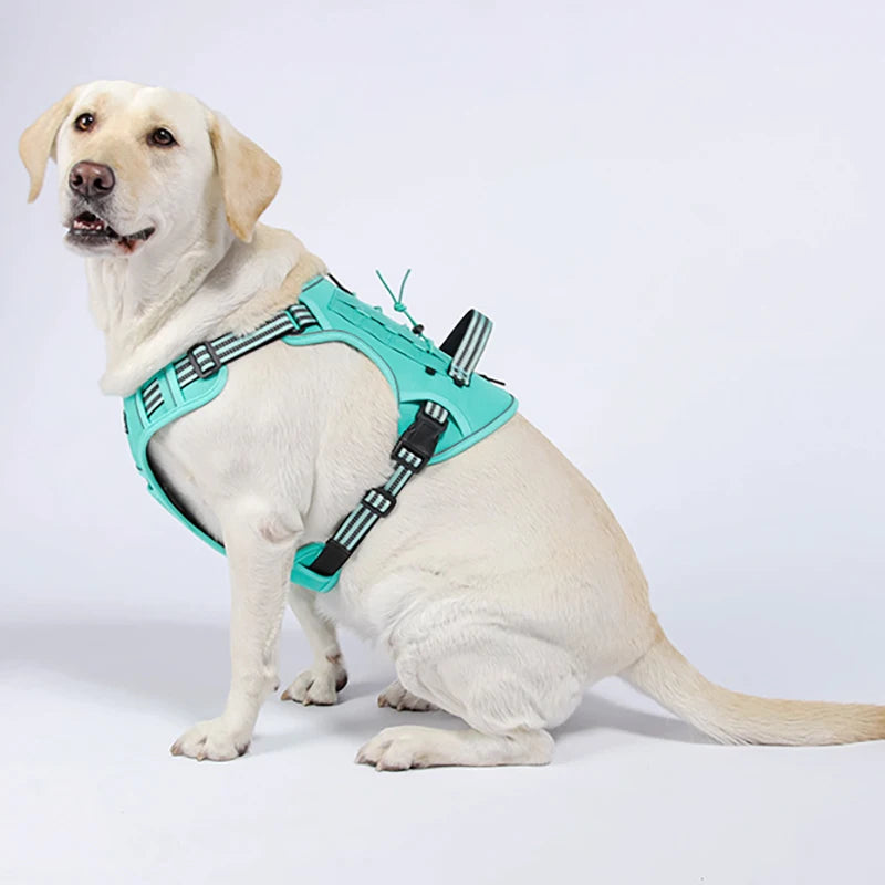 Reflective Tactical Dog Harness Adjustable No Pull Vest