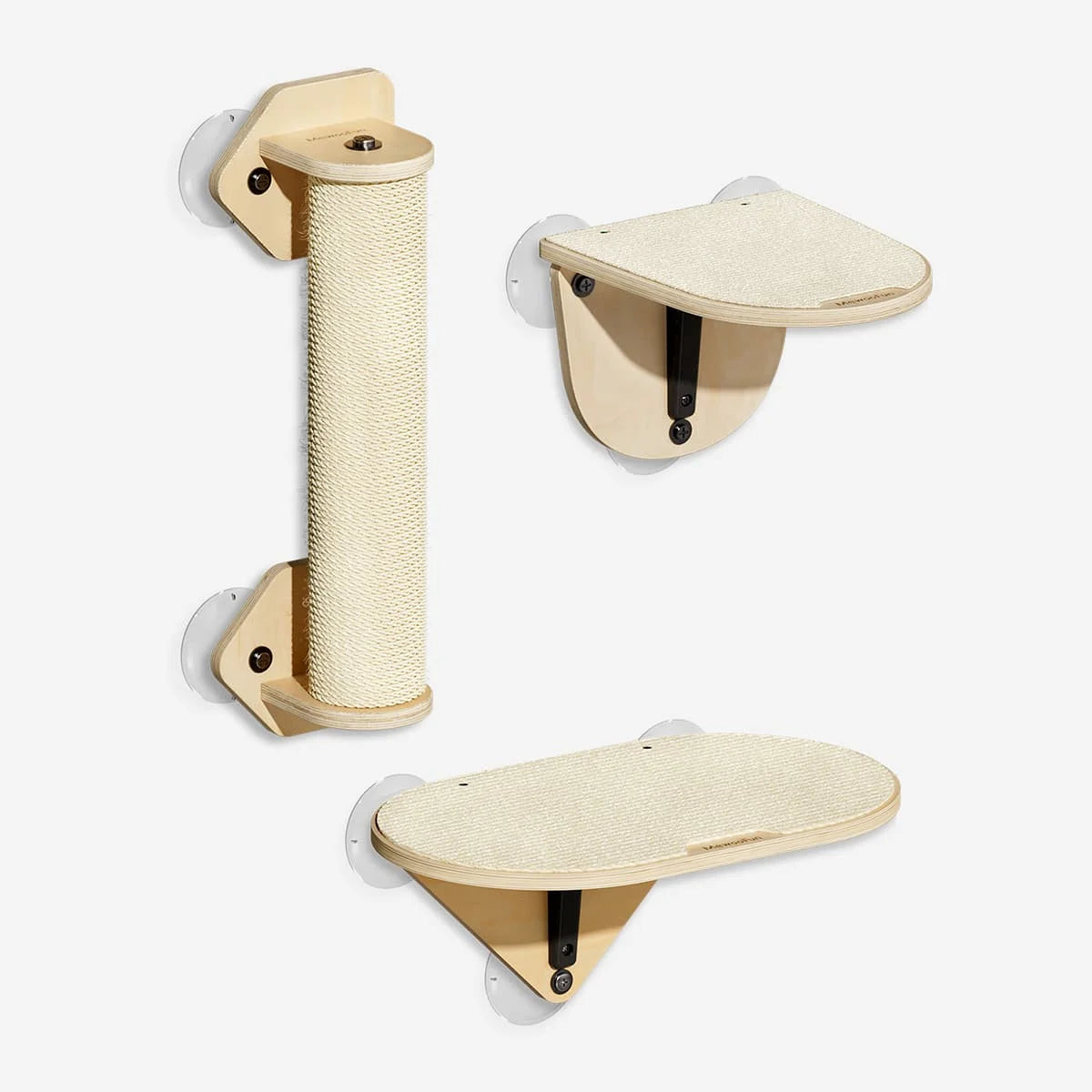 Mewoofun Cat Window Perch Hammock with Climbing Steps