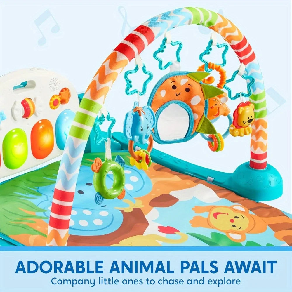 JOYFY Baby Play Mat Tummy Time Toy with Piano Panel