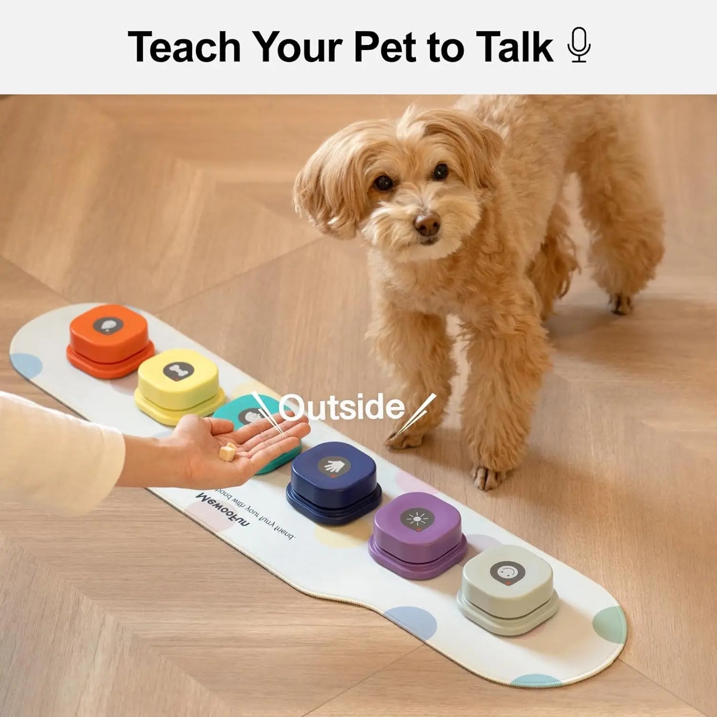 Mewoofun Recordable Dog Communication Buttons Set