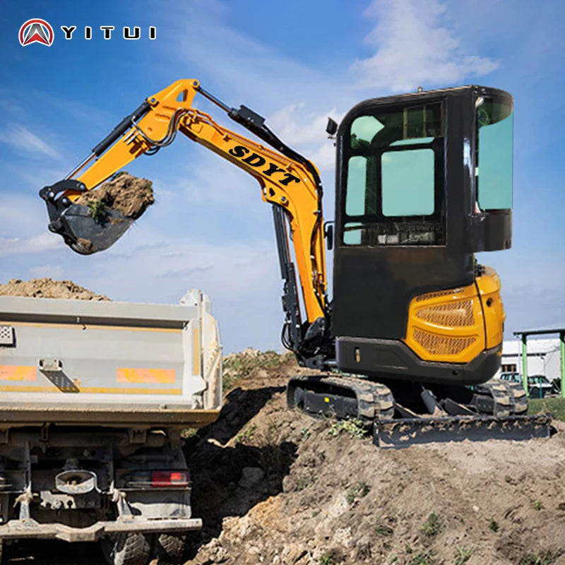 Factory Price 1.2 Ton Small Excavator Euro 5 EPA Engine