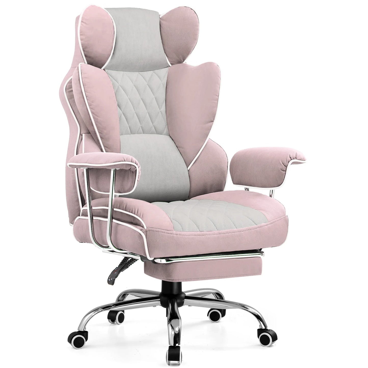 Big And Tall Gaming Chair With Pocket Spring Lumbar Support