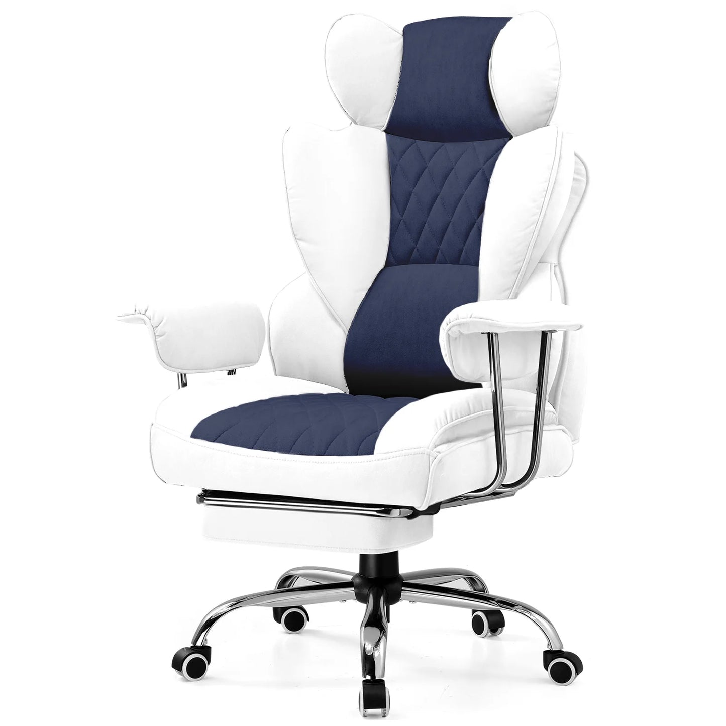 Big And Tall Gaming Chair With Pocket Spring Lumbar Support