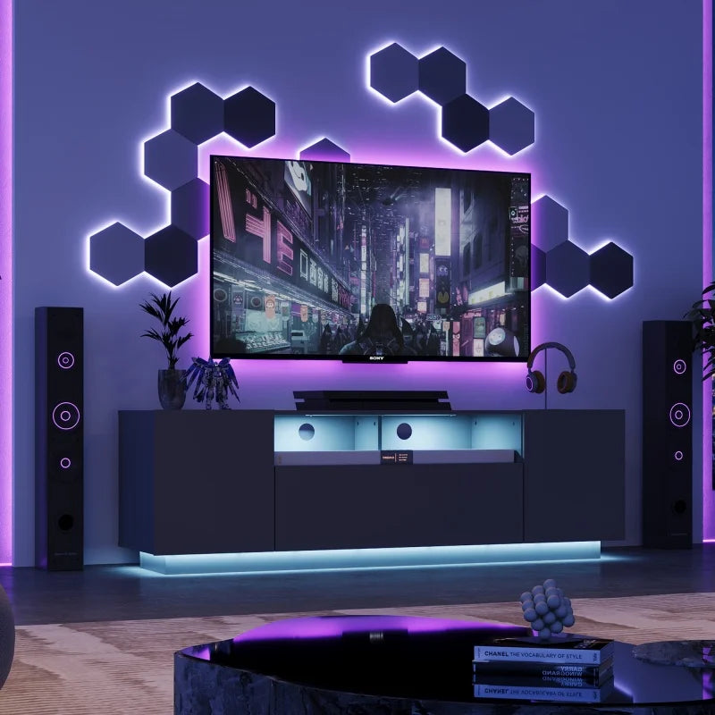 GalaxHero 65 Inch TV Stand Entertainment Center Storage