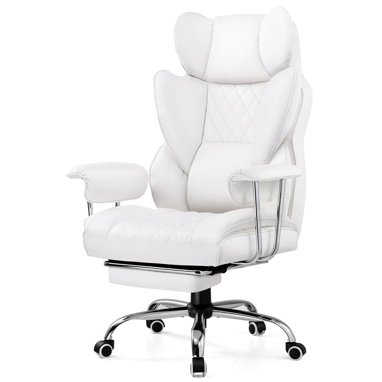 Big And Tall Gaming Chair With Pocket Spring Lumbar Support