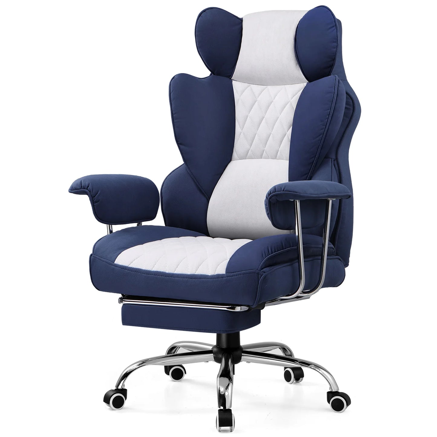 Big And Tall Gaming Chair With Pocket Spring Lumbar Support