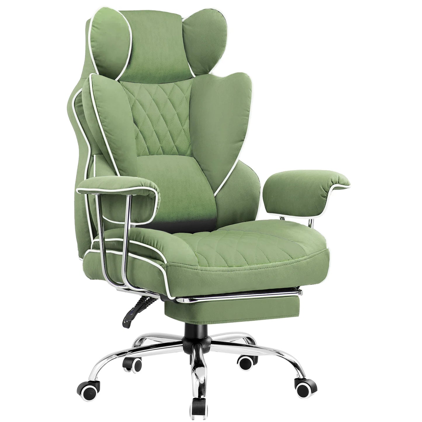 Big And Tall Gaming Chair With Pocket Spring Lumbar Support