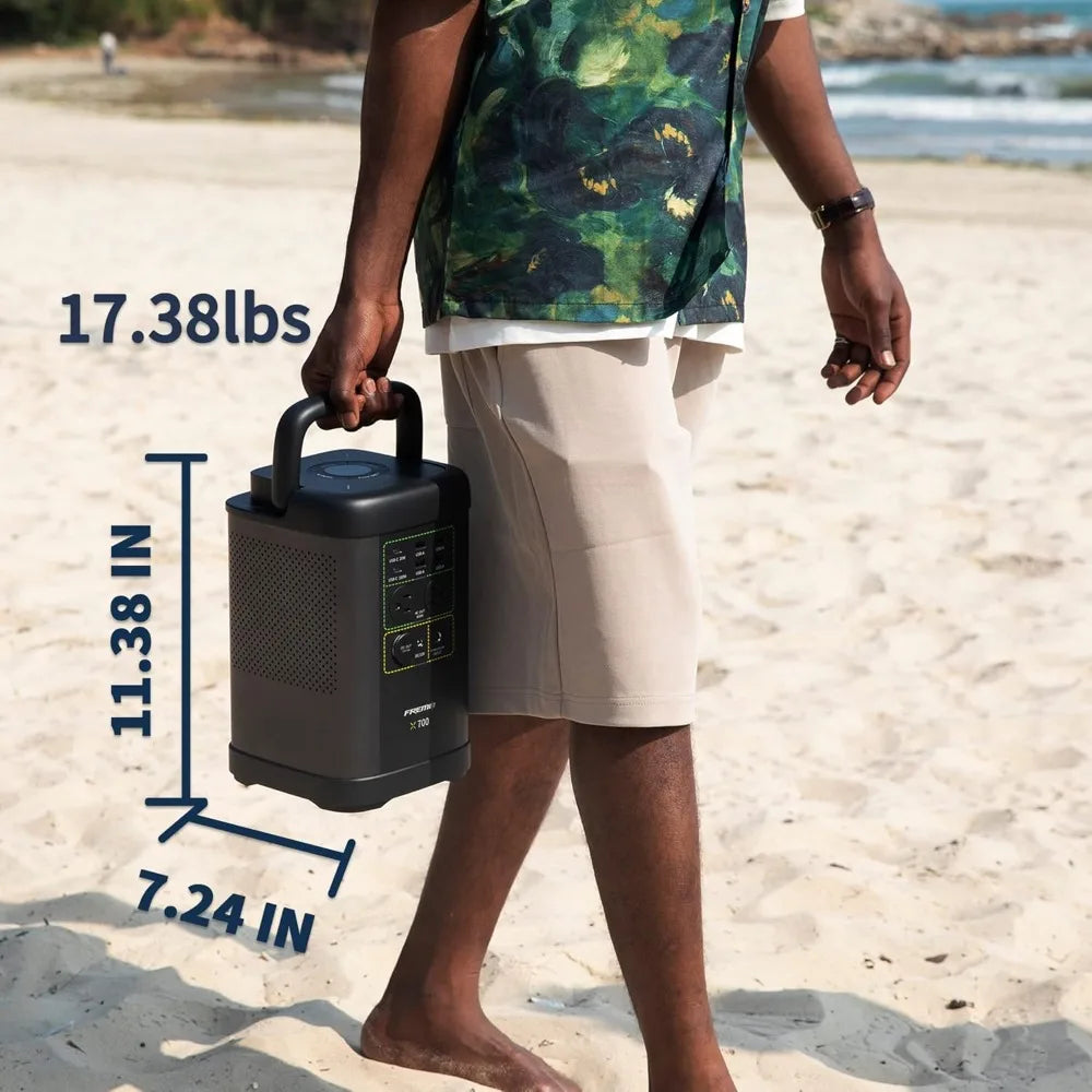 Portable Power Station X700 662Wh LiFePO4 Solar Generator