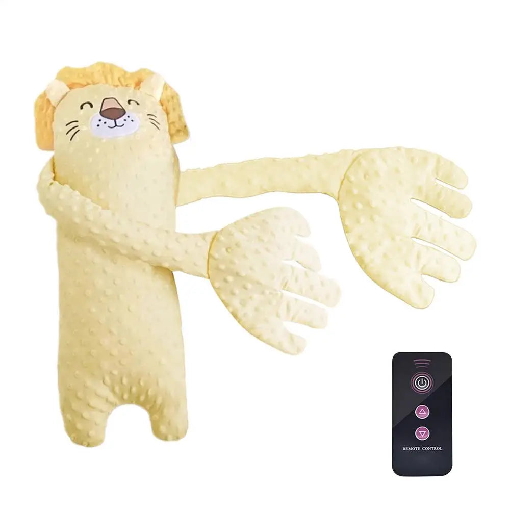 Remote Control Baby Sleep Toy Cartoon Bear Plush Soother Pillow
