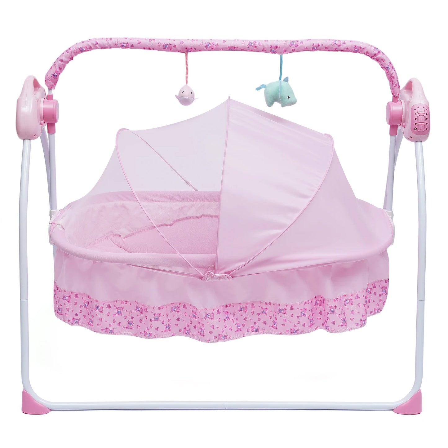 Electric Baby Cradle Auto Swing Rocker Bluetooth Music