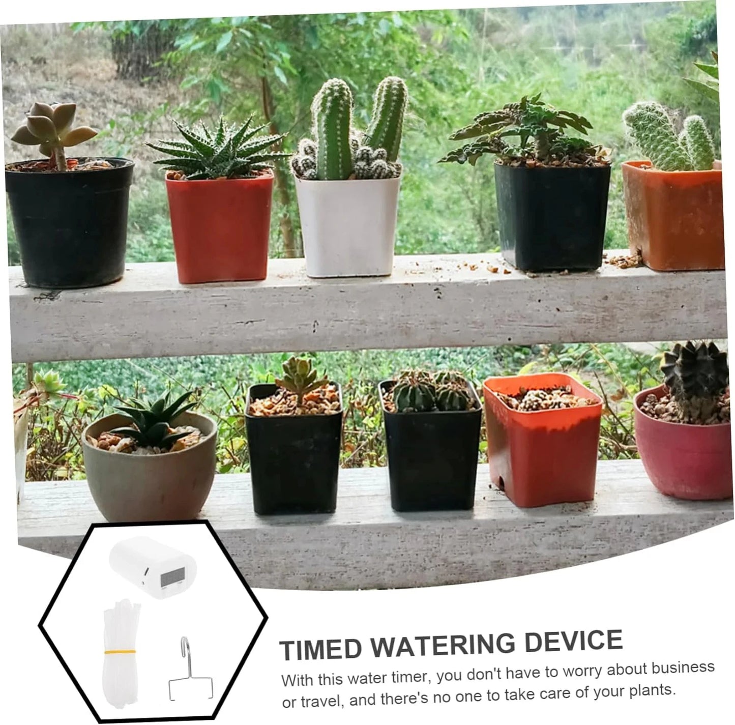 Automatic Plant Watering Pump Sprinkler Kit With Timer