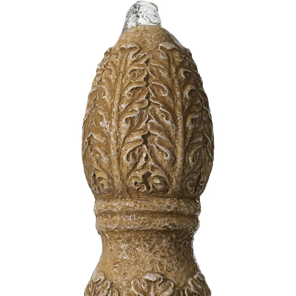 Domanico Italian Outdoor 3 Tier Bubbler Fountain 57 Inch