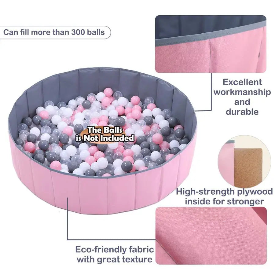 Folding Portable Baby Ball Pit Play Yard No Inflation