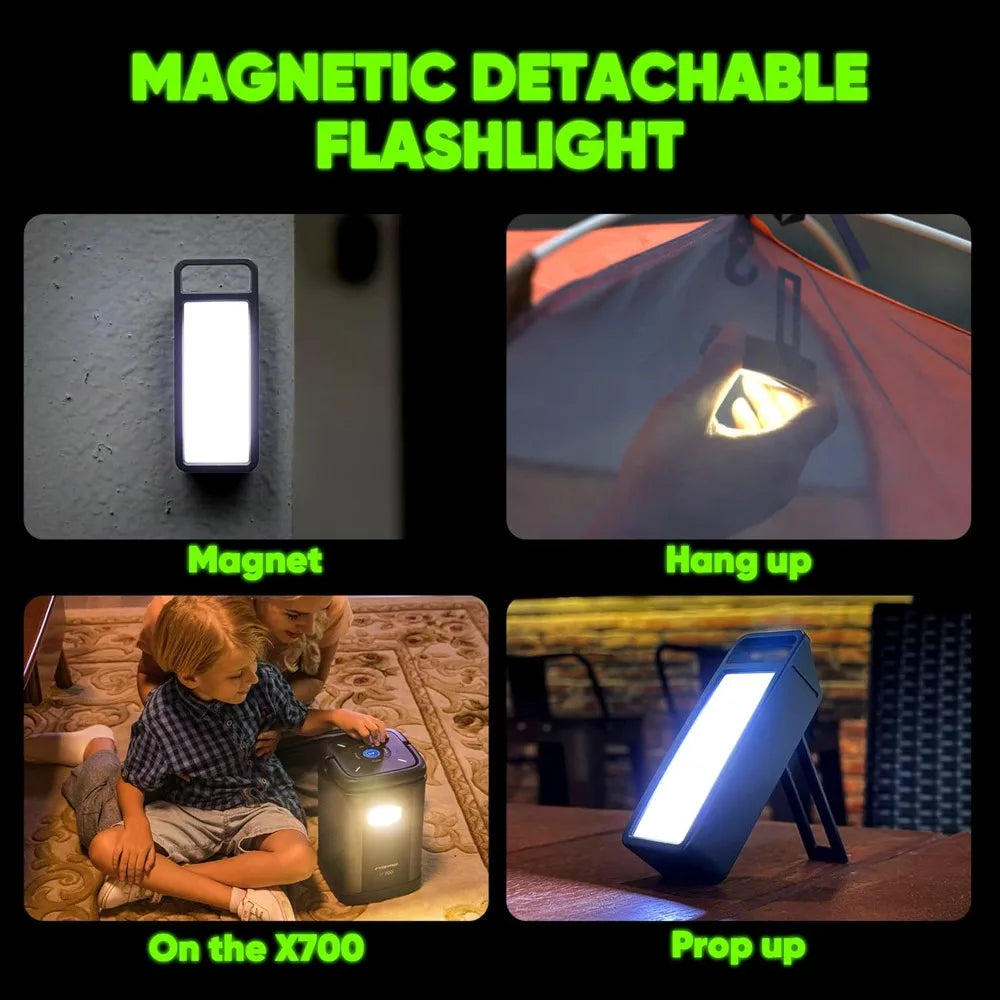 Portable Power Station X700 662Wh LiFePO4 Solar Generator