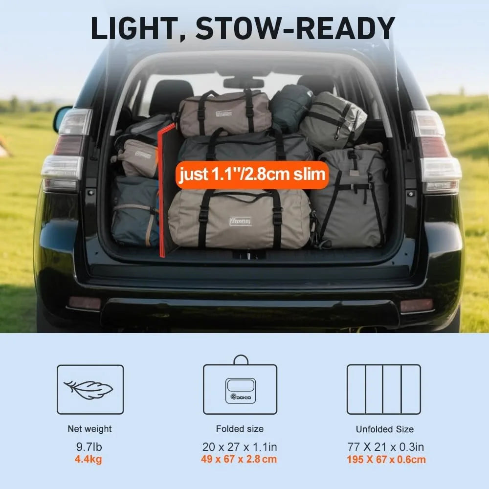 Portable 200W Foldable Solar Panel Kit With Controller And USB