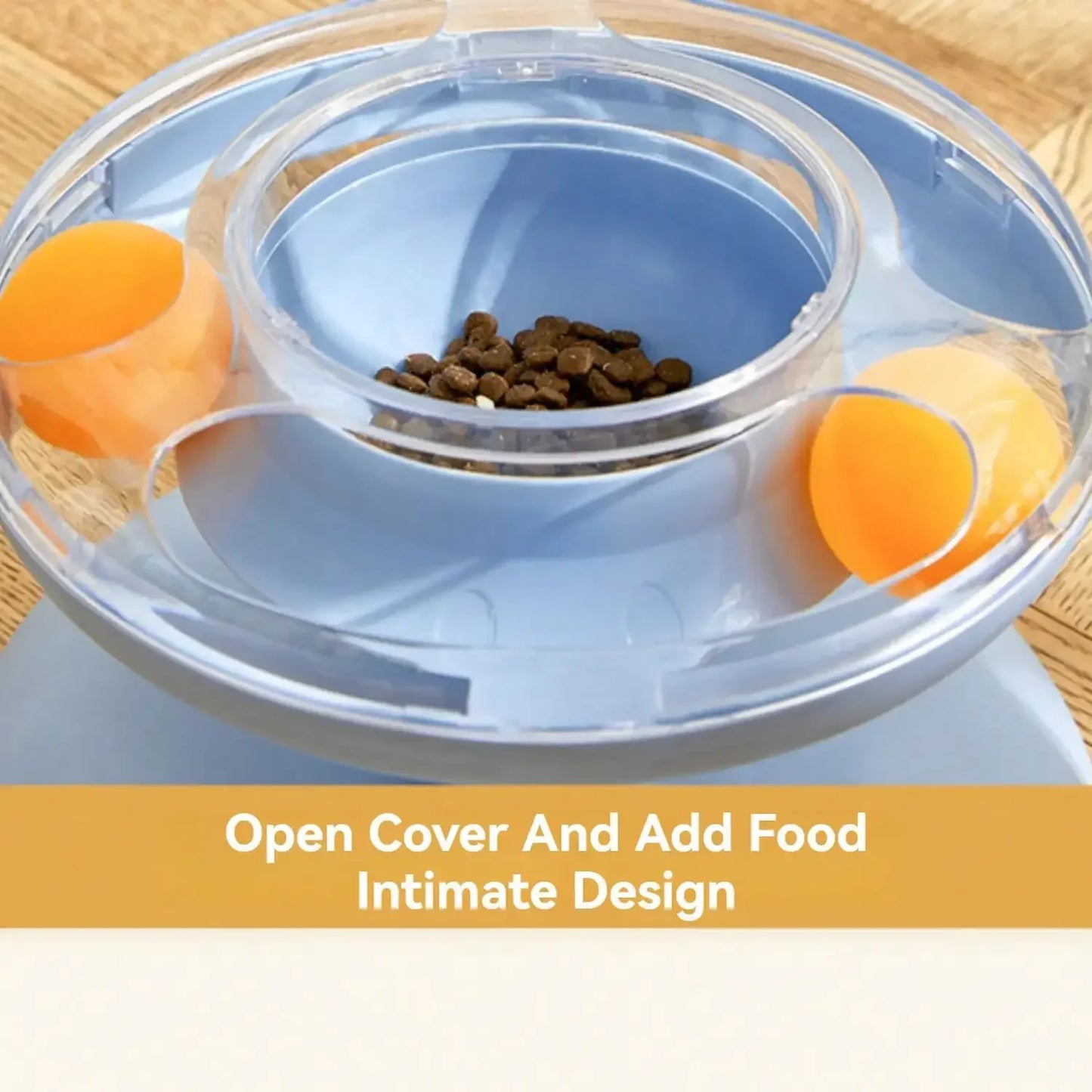 Indoor Cat Interactive Toy 360 Degree Rotating Feeder