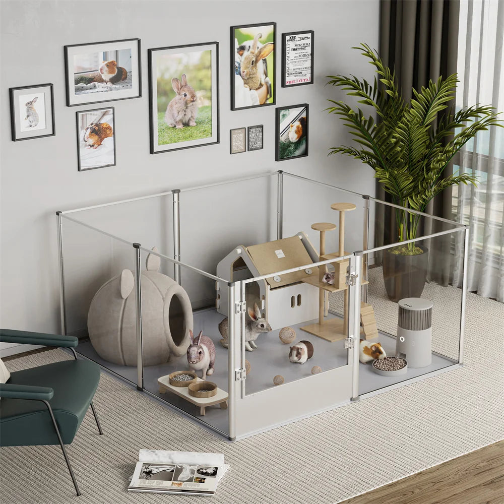 Extra Large Dog Playpen Acrylic Enclosure for Pets