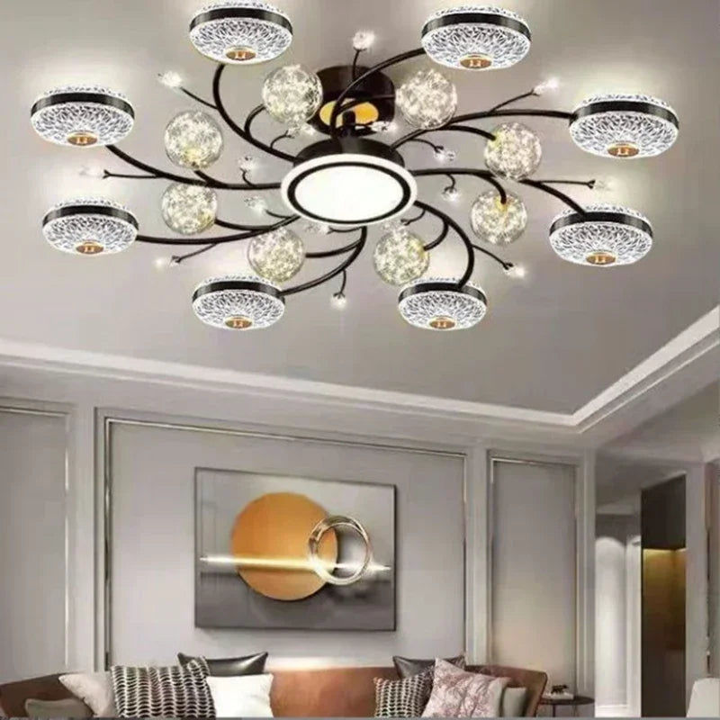 Crystal Modern Ceiling Light LED Pendant For Living Room