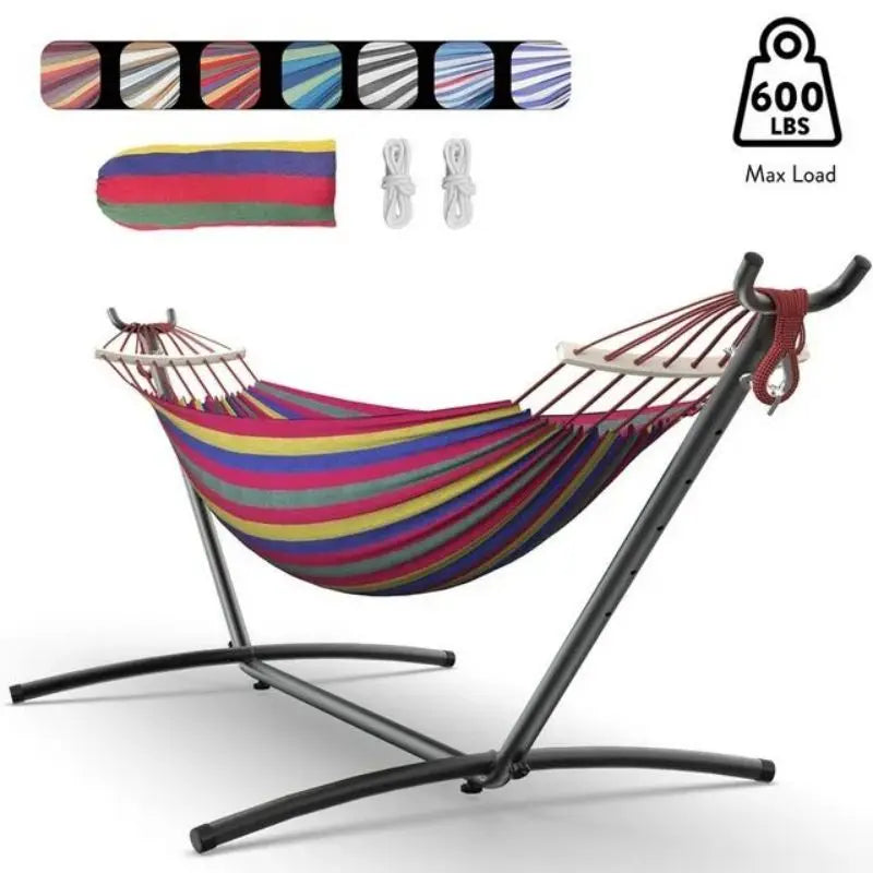 Gyroor Adjustable Stand Hammock 600lb Capacity Outdoor Bed With Storage
