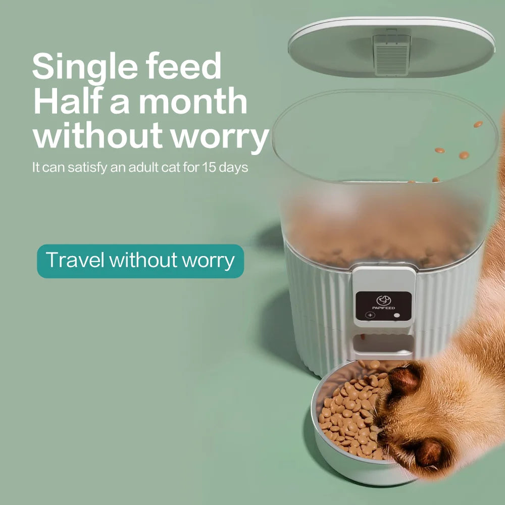 PAPIFEED Smart Cat and Dog Automatic Feeder with WiFi Control