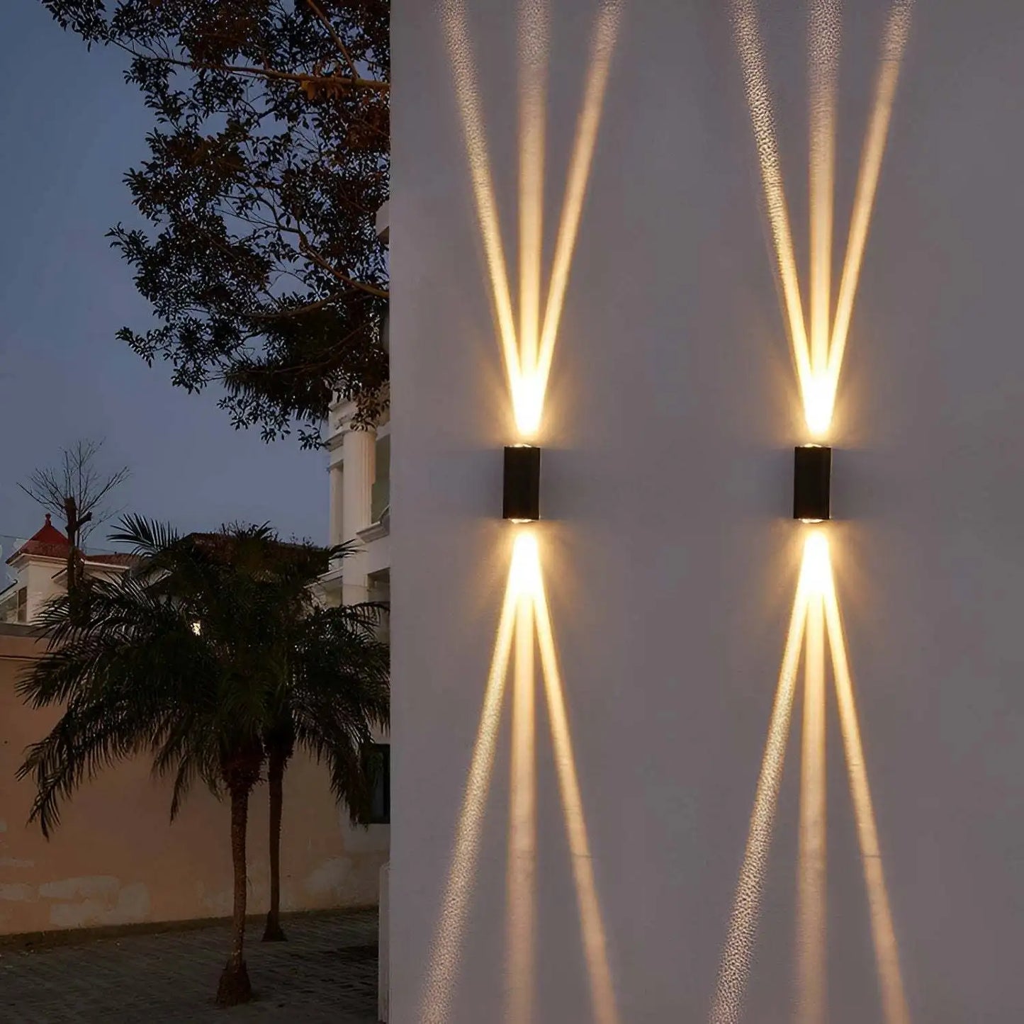 LED Up And Down Wall Lamp Alum Anti Rust Outdoor 10W 3000K