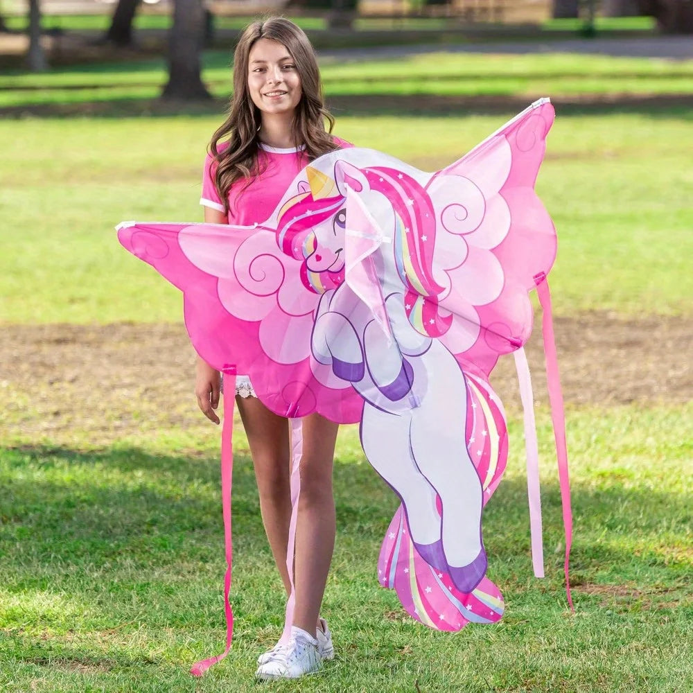 Giant Unicorn Kite For Kids And Adults Easy To Fly