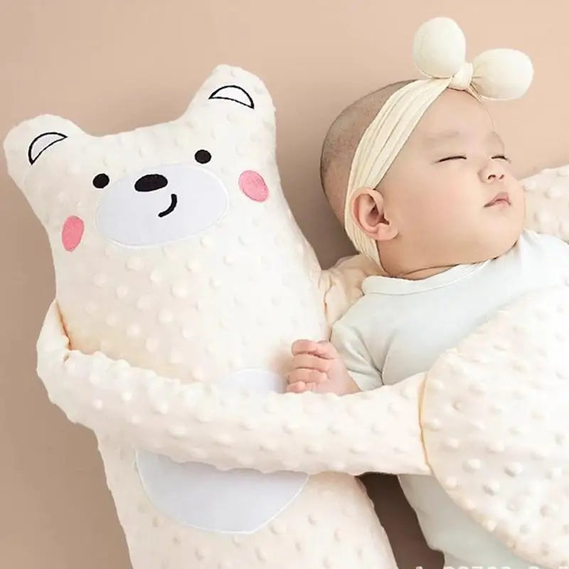 Remote Control Baby Sleep Toy Cartoon Bear Plush Soother Pillow