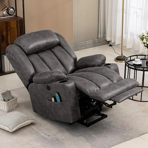 Tall Man Power Lift Recliner Chair With Massage And Heat