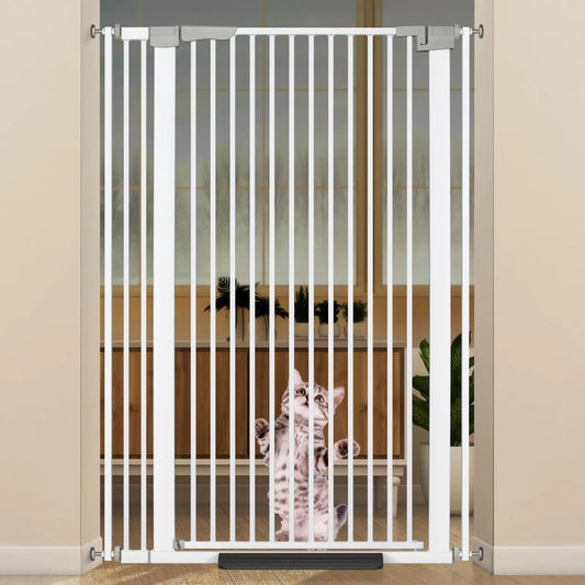 Adjustable Pet Gate With Auto Close And Extension Kits