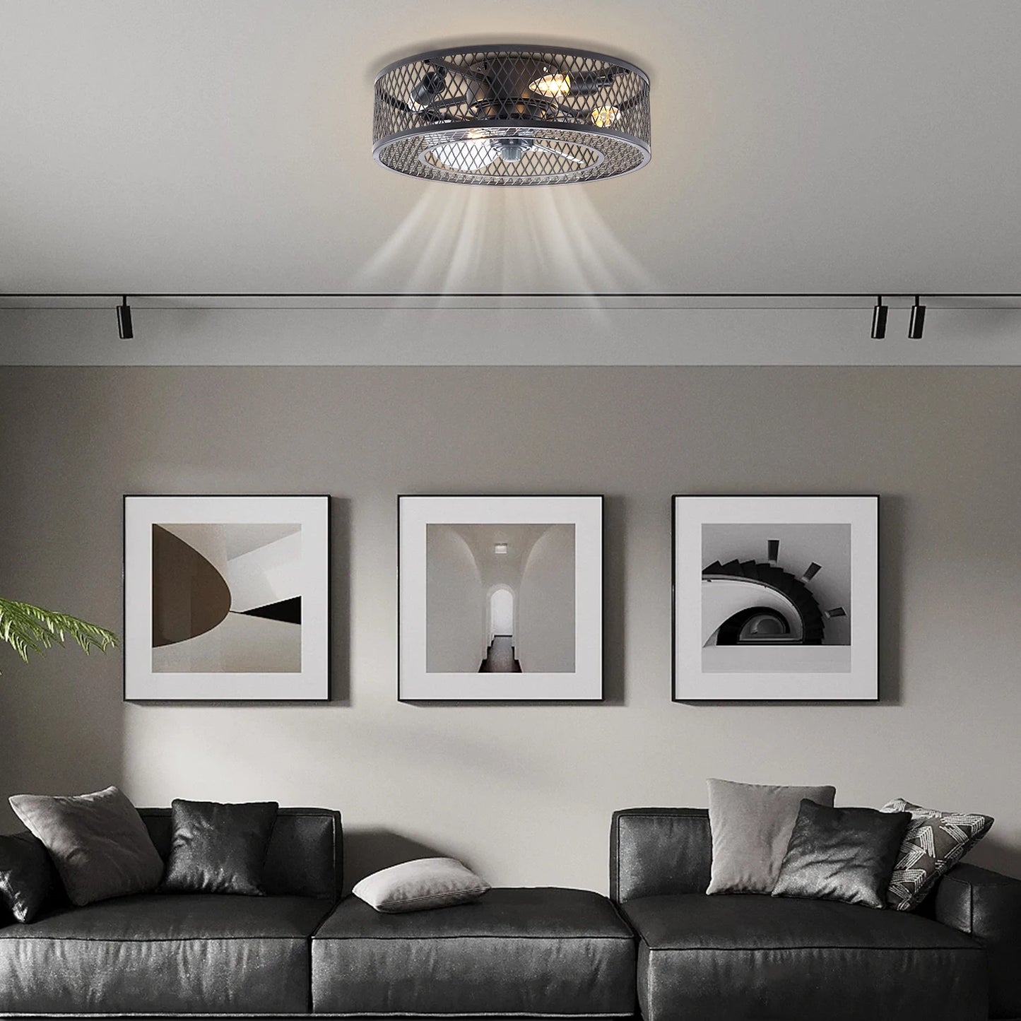 BT210 Ceiling Fan Light With Remote Control 3 Speed