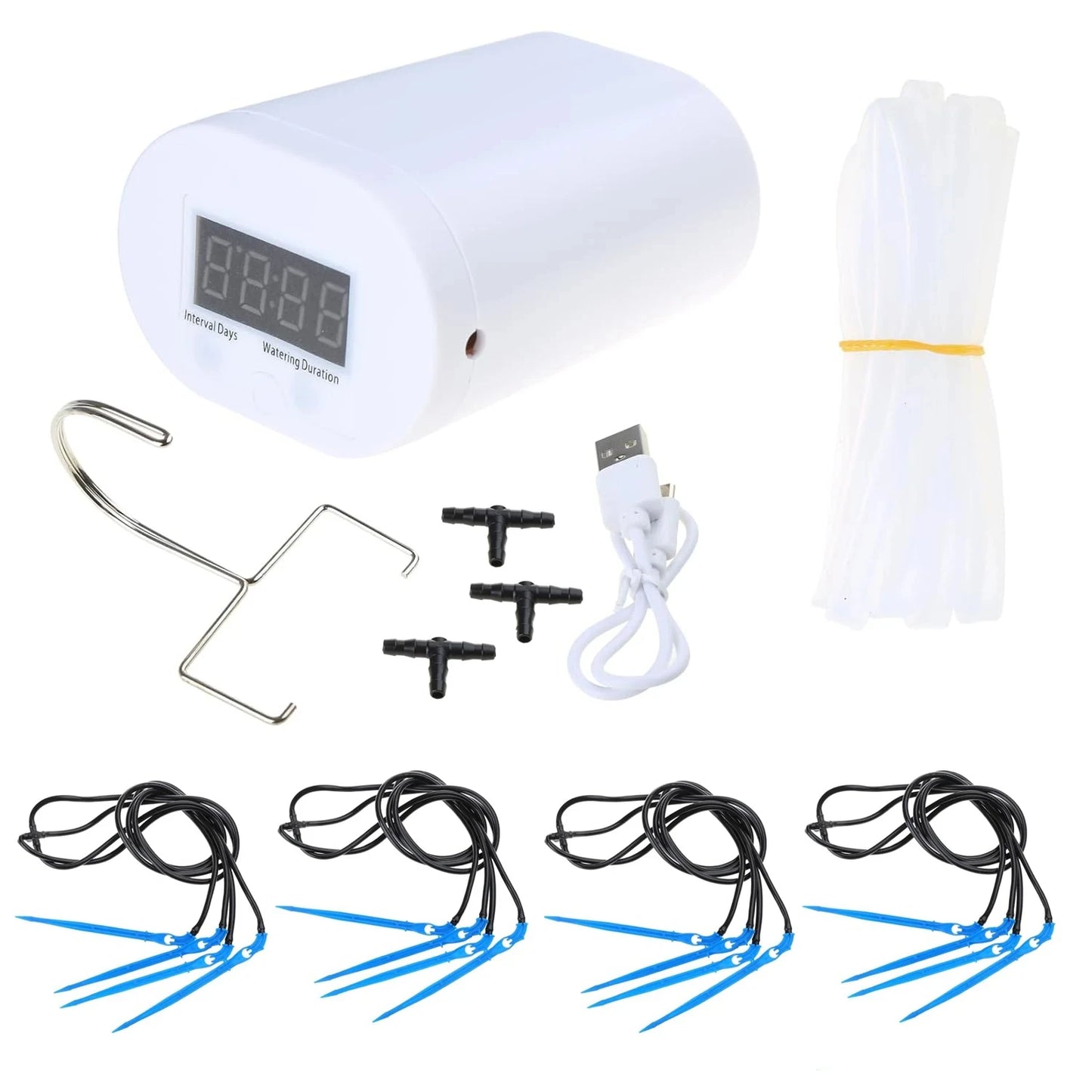 Automatic Plant Watering Pump Sprinkler Kit With Timer