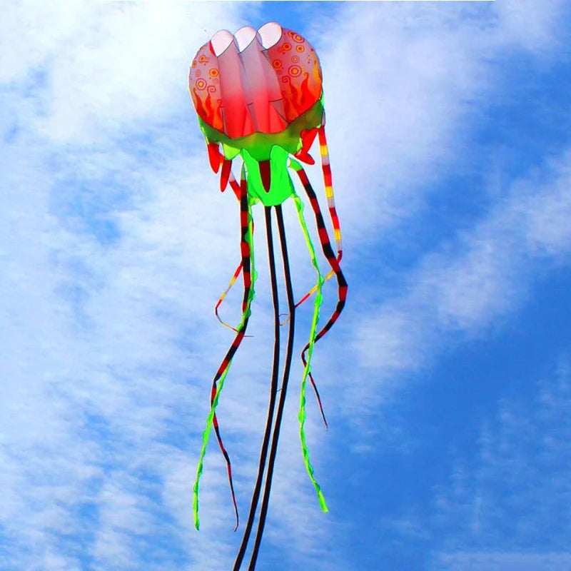 10m Jellyfish kite flying soft kite for adults kites nylon ripstop fabric octopus kite large wind kites trilobites kites factory