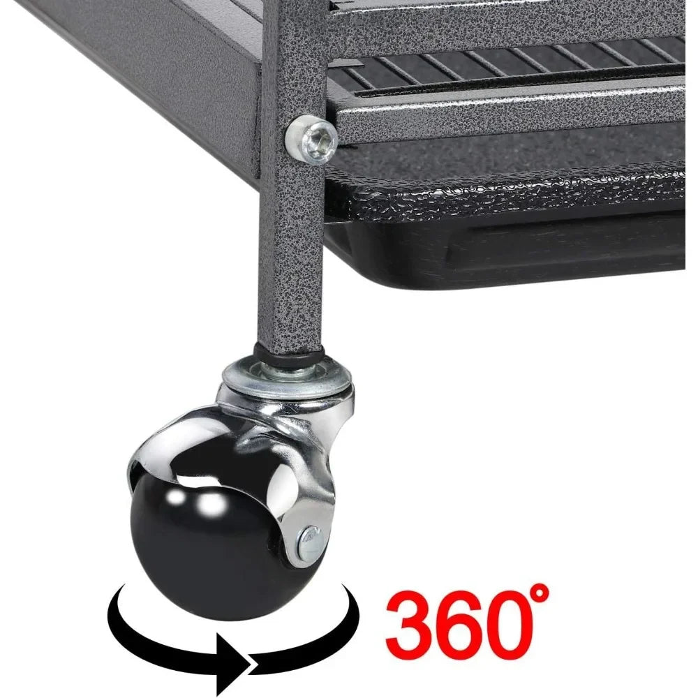 52 Inch Ferret Cage With 6 Levels On Wheels Metal Enclosure