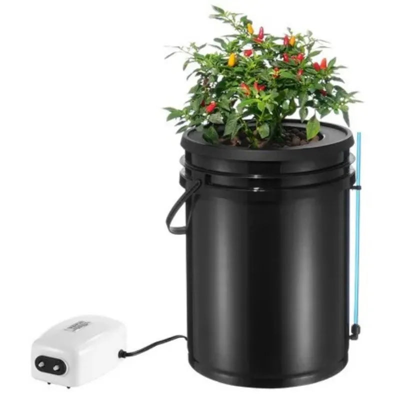DWC Hydroponics Grow System With Top Drip Bucket