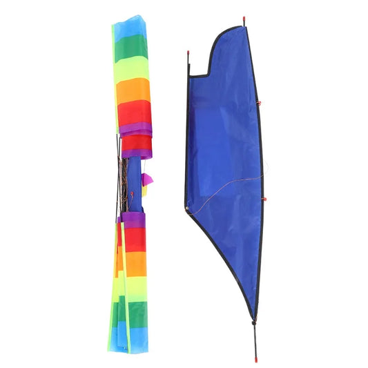 3D Rainbow Sailboat Kite for Outdoor Kids Flying Fun