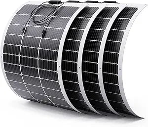 High Efficiency 400W Flexible Solar Panel Kit with 4x100W Modules and Portable Design