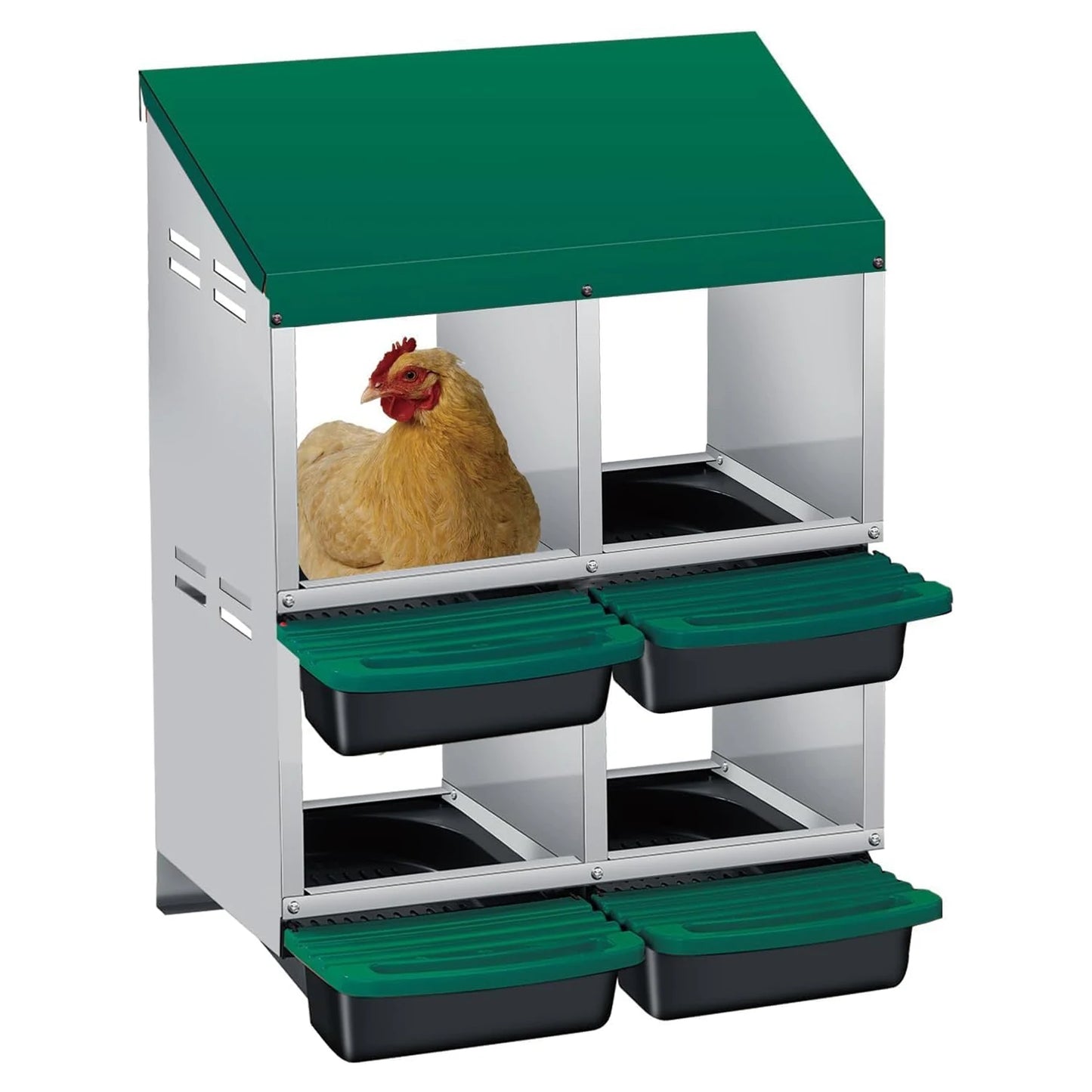 TWISTER.CK Automatic Egg Collection Multi Compartment Chicken Nest Box