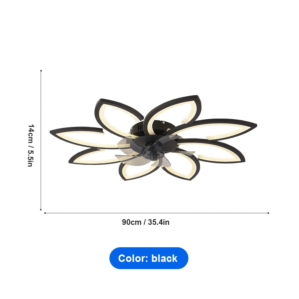 Ceiling Fan Light With Remote LED For Dining And Bedroom
