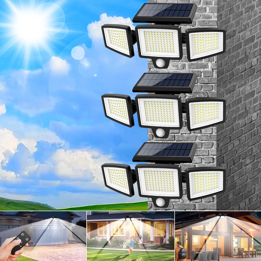 SZRSTH Outdoor Solar Motion Sensor Lights For Porch And Yard