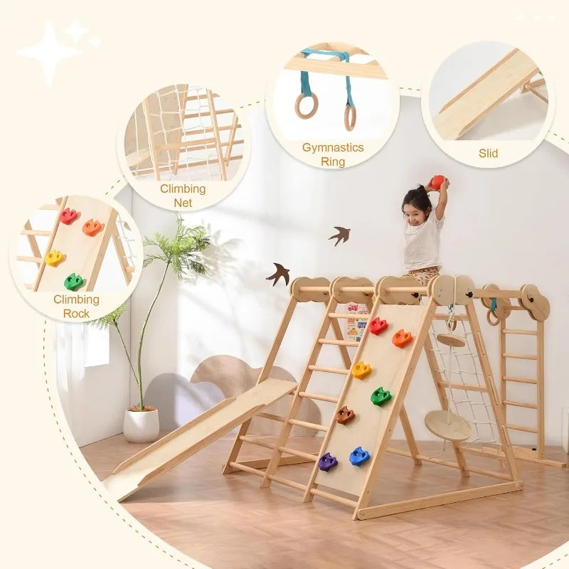 Indoor Playground Jungle Gym for Kids Ages 1 to 6