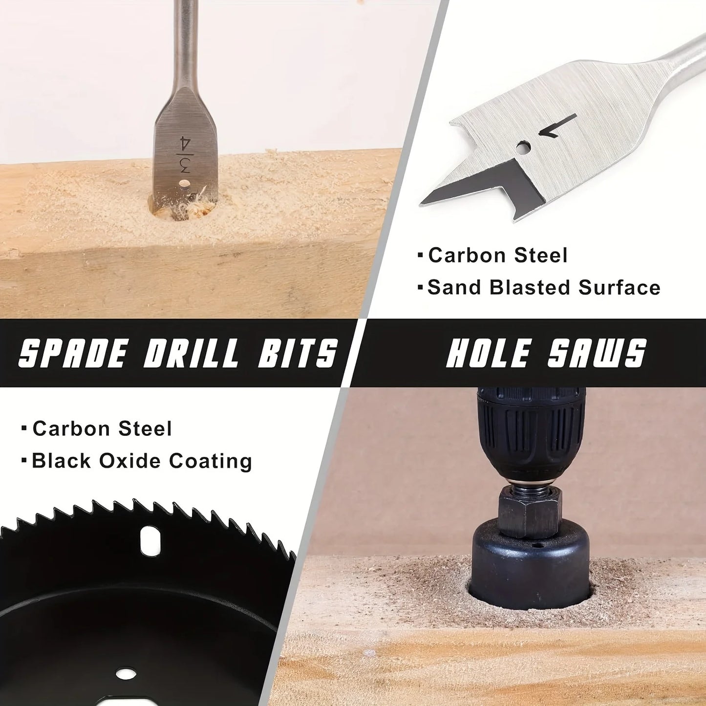 NIUXIANGDIY Drill Bit Set For Wood Metal Cement Screw Driving