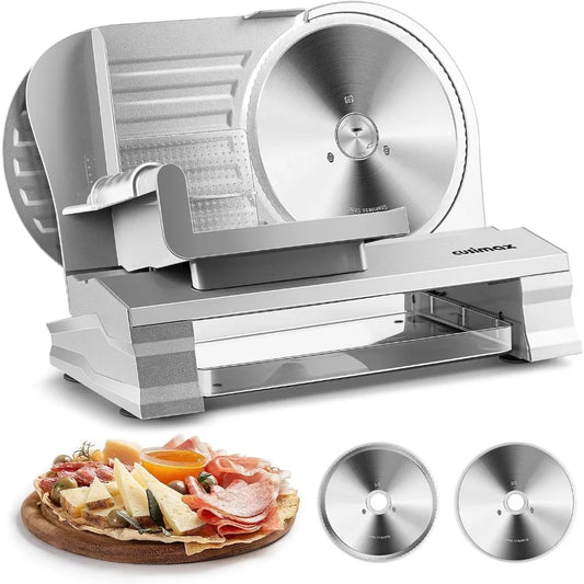 DAFIFY Electric Meat Slicer For Home Use With Adjustable Thickness
