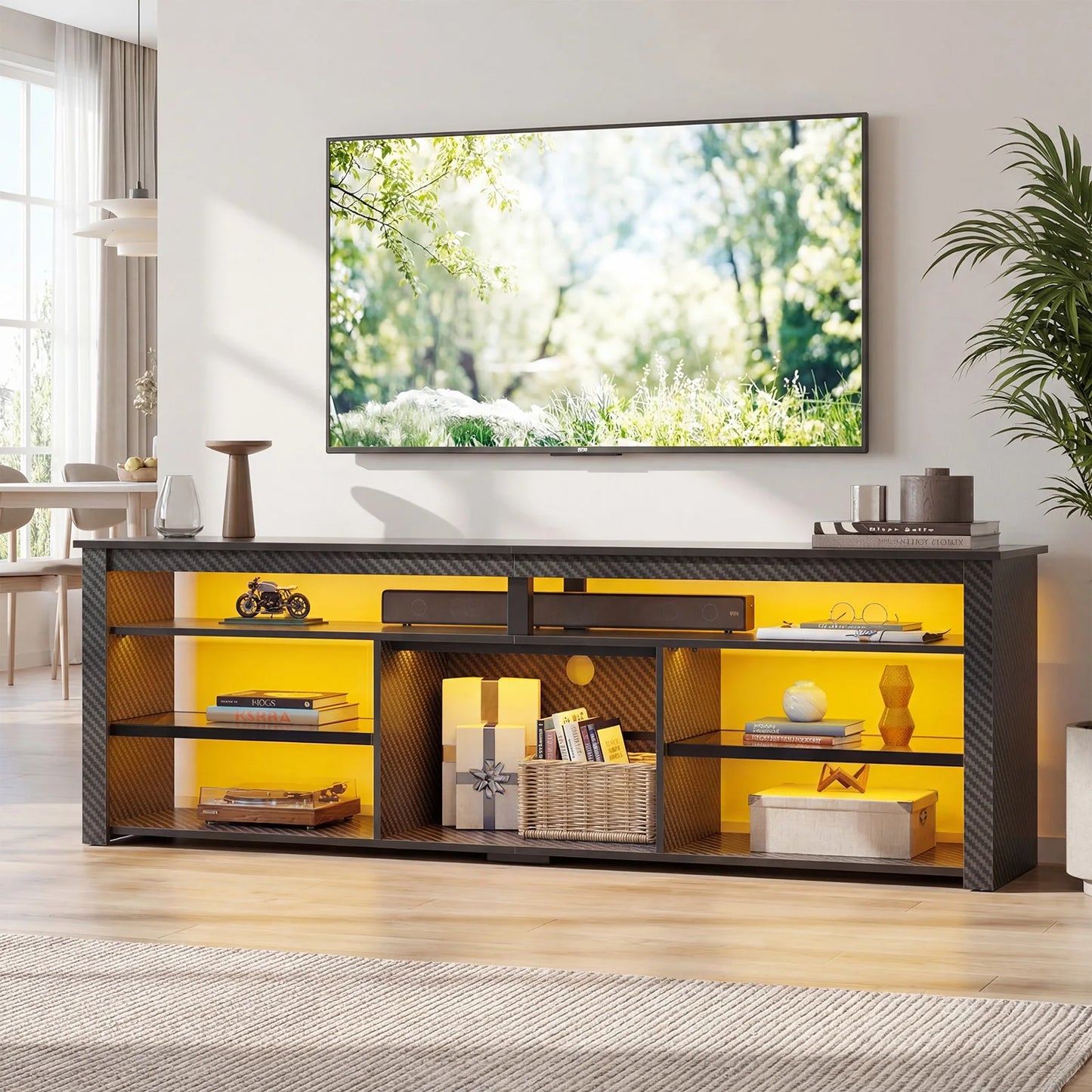 NOST And HOST LED TV Stand With Storage