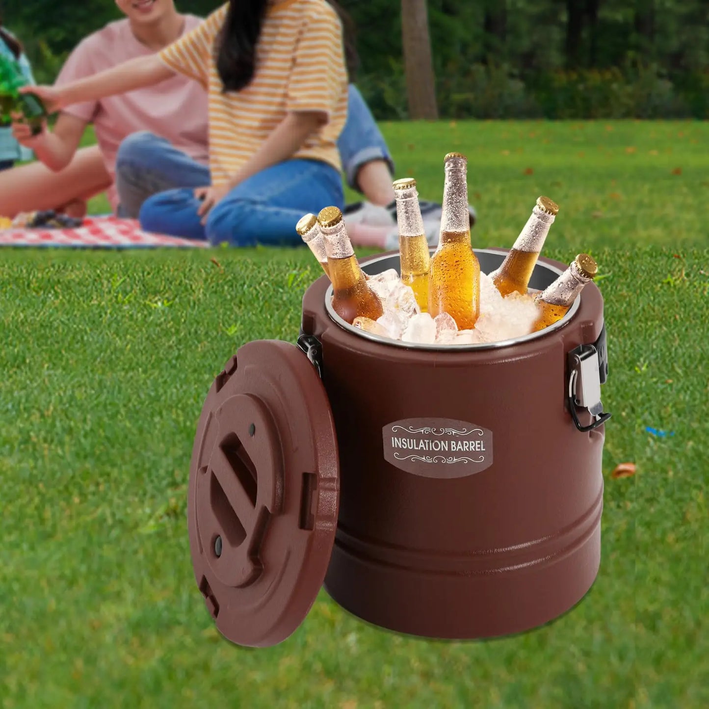 Feature Insulated Soup Container For Hot And Cold Food Catering