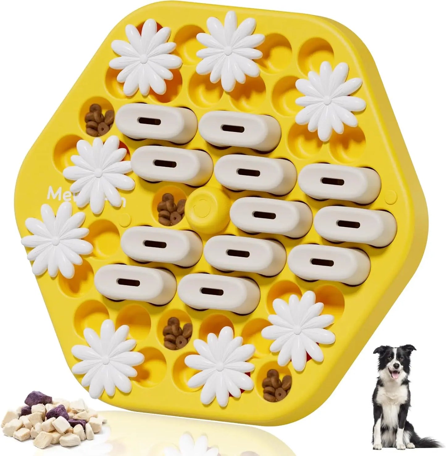 MEWOOFUN Dog Puzzle Toy Slow Feeder Level 3 Interactive Game